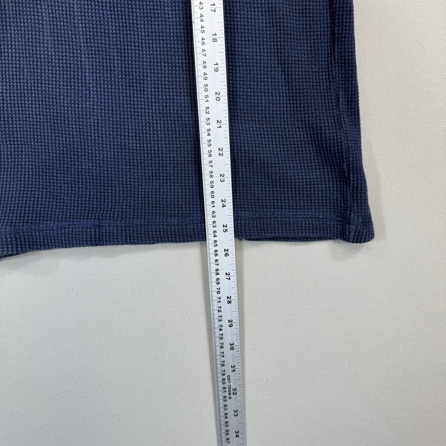 Vintage 90s Disney mens S/M Blue Polo Shirt Mickey Explorer Henley Pullover