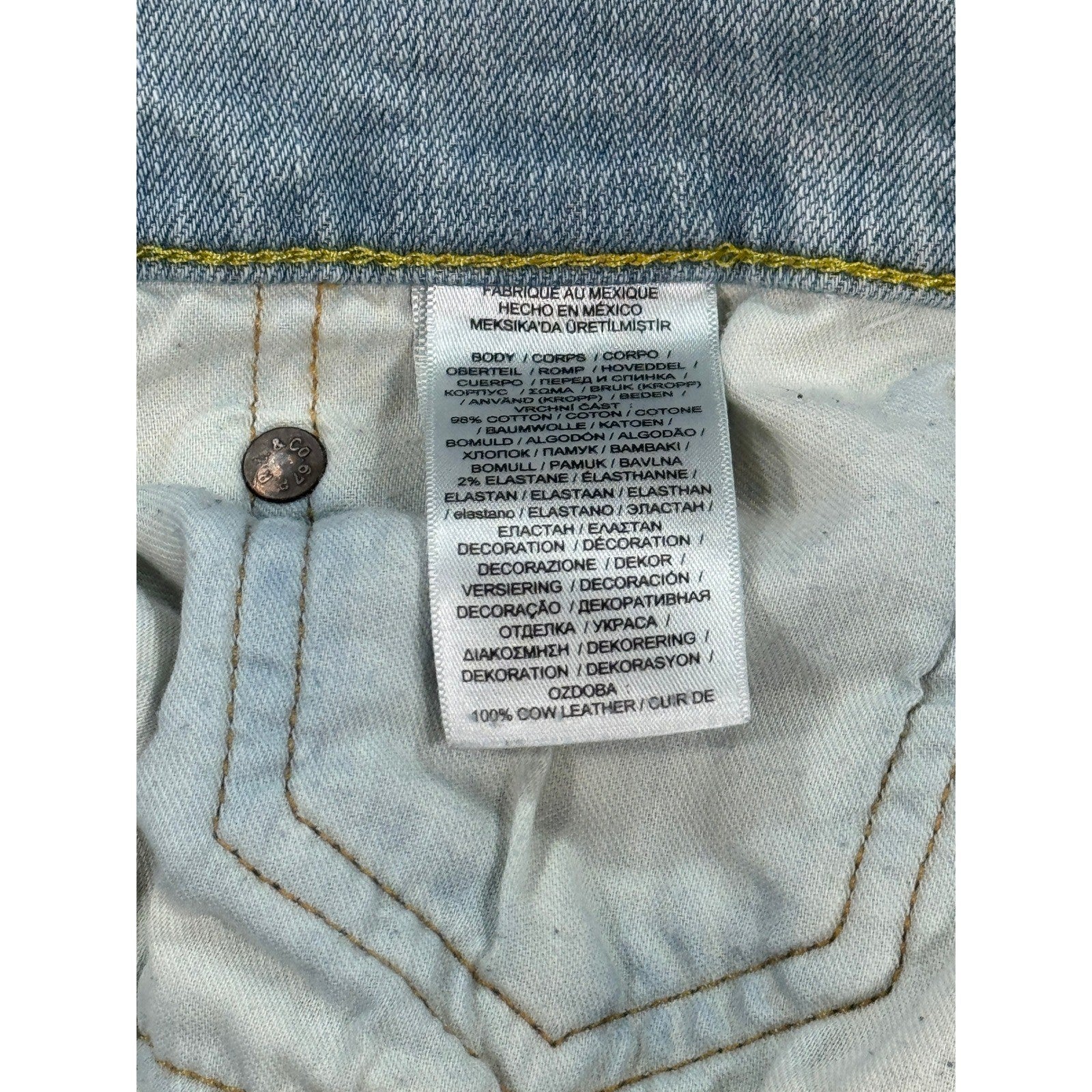 Polo Ralph Lauren mens 34x32 Denim Jeans Light Wash Relaxed Fit Casual Pants