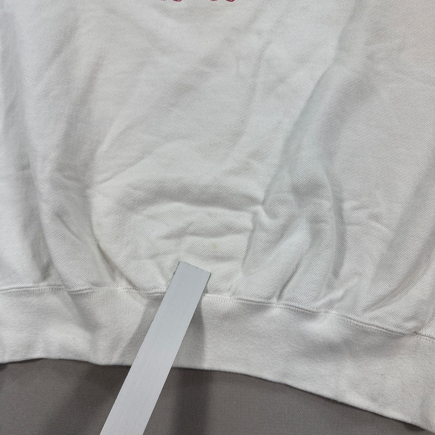 Vintage Jerzees Panama Canal Sweatshirt mens Large White Made in USA Crewneck