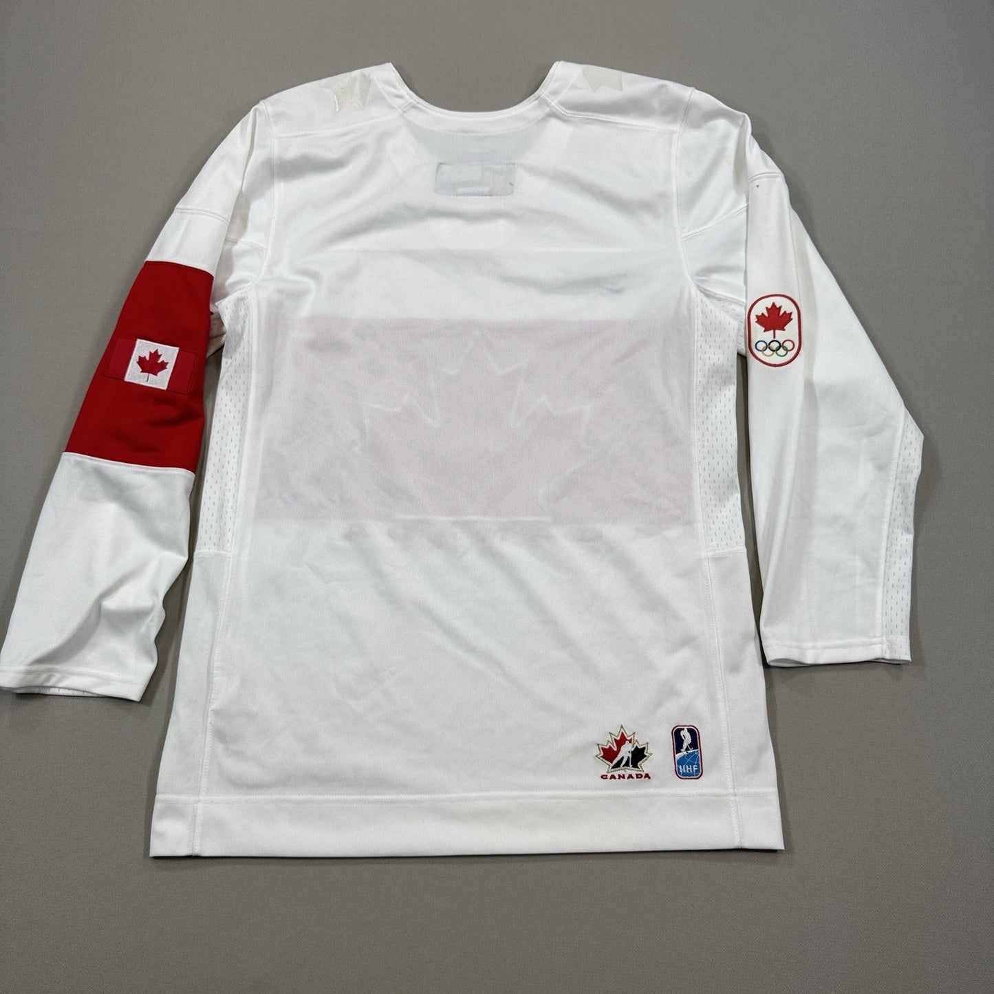Nike Team Canada Olympic Jersey 2014 mens Small White Stiched Hockey