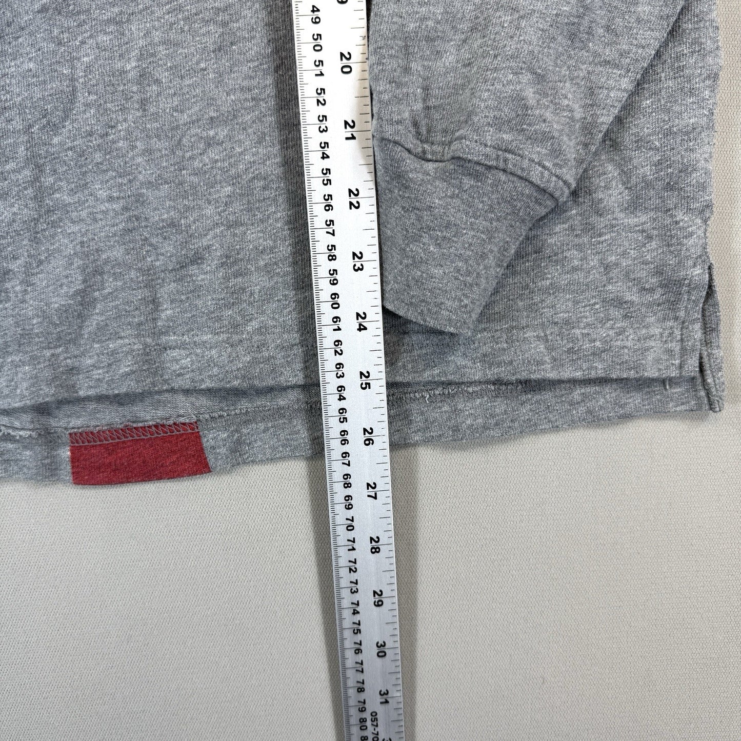 Shanghai Tang Emperor Sweatshirt mens Medium Gray Pullover 1/4 Button-Up