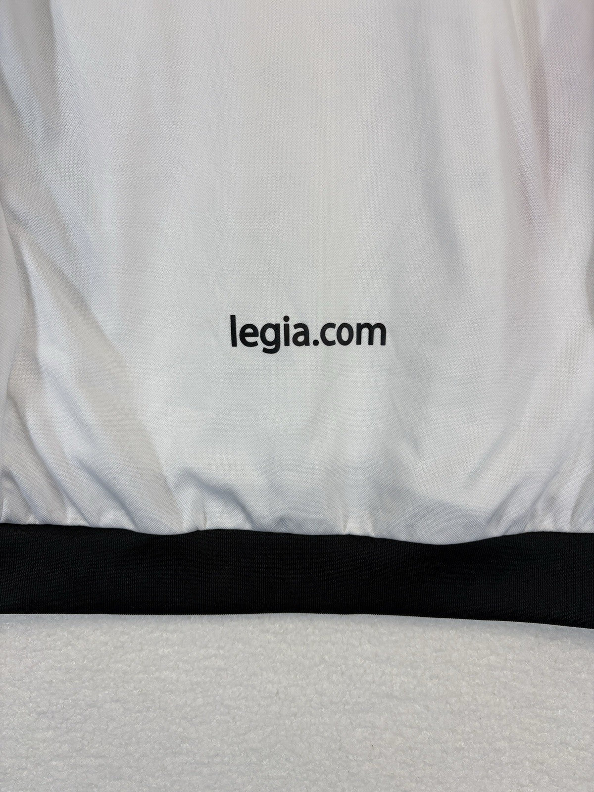 Vintage Adidas Climawarm Team Legia Warsaw Football Sweatshirt White Mens Medium