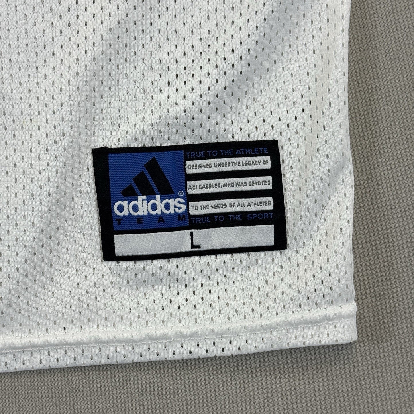 Vintage 90s Adidas Jerry Rice SF 49ers Jersey mens Large White Made In Canada