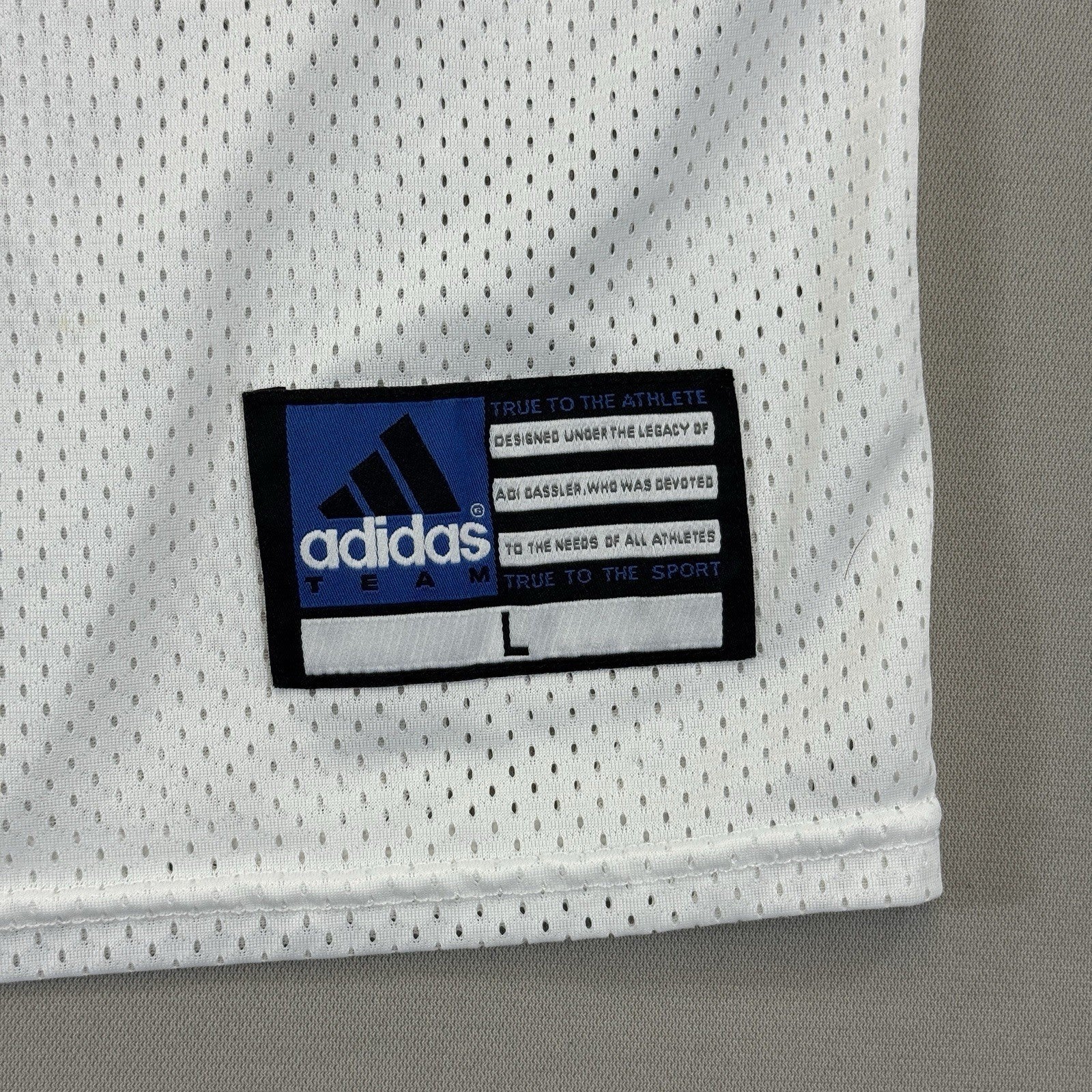 Vintage 90s Adidas Jerry Rice SF 49ers Jersey mens Large White Made In Canada