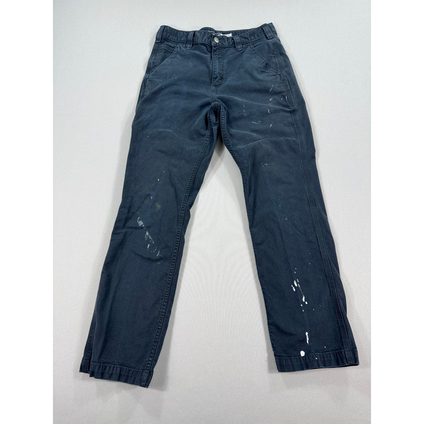 Carhartt 102291 Carpenter Pants Rugged Flex Relaxed Fit mens 31x32 Black Canvas