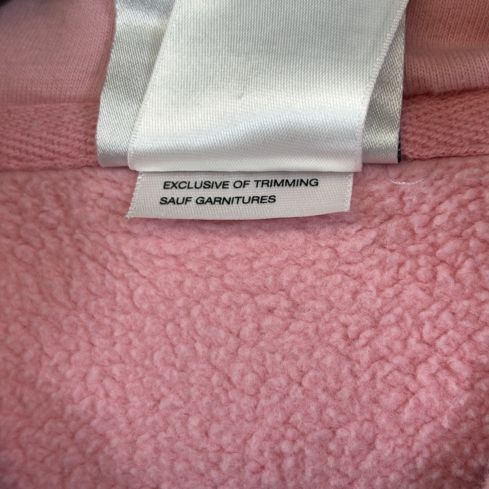 Disney Minnie Mouse Pink Zip Up Hoodie Womens Small Fleece Hooded Sweatshirt