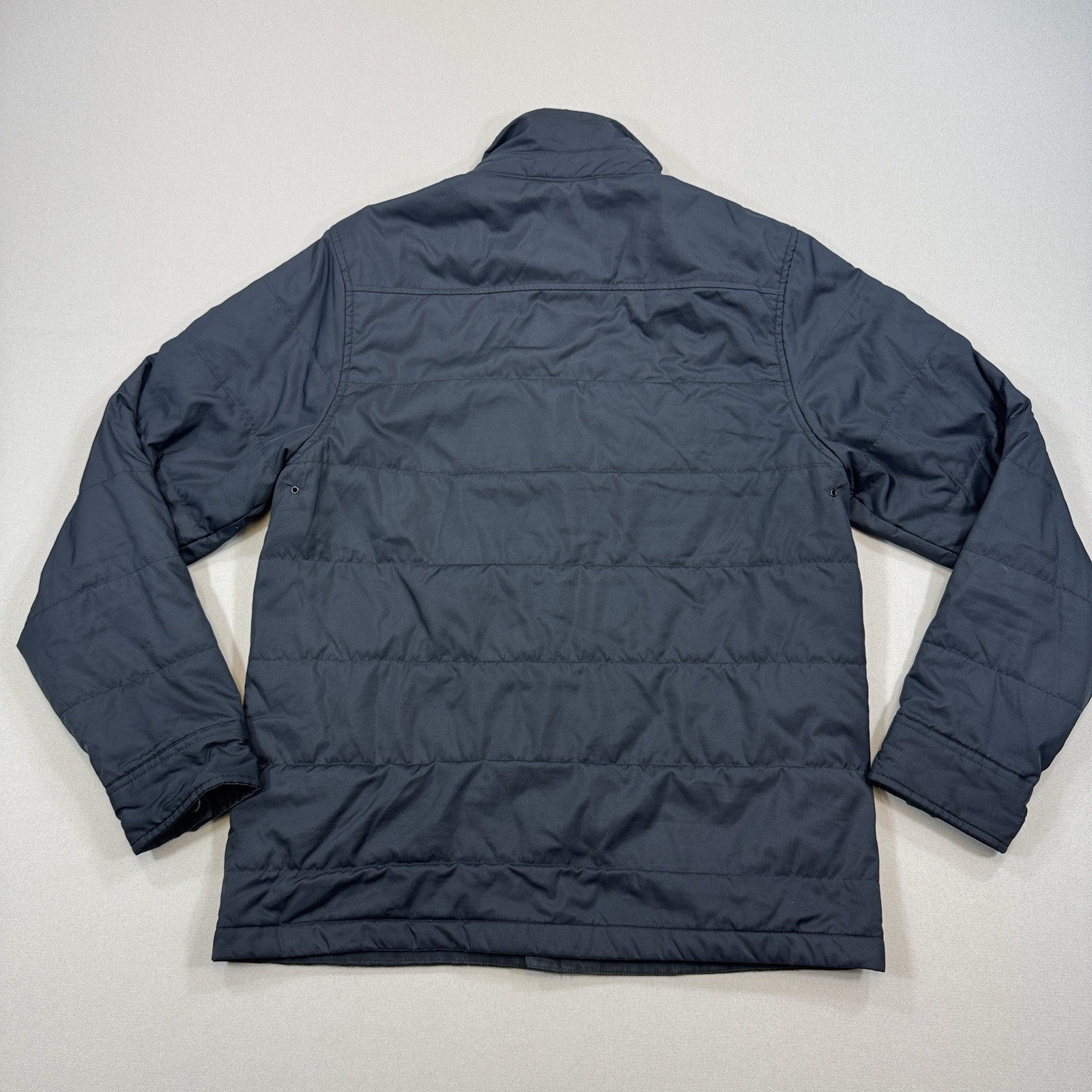 Nike SB Jacket Mens Medium Black Coat Holgate Winterized Snap Button 938428-010