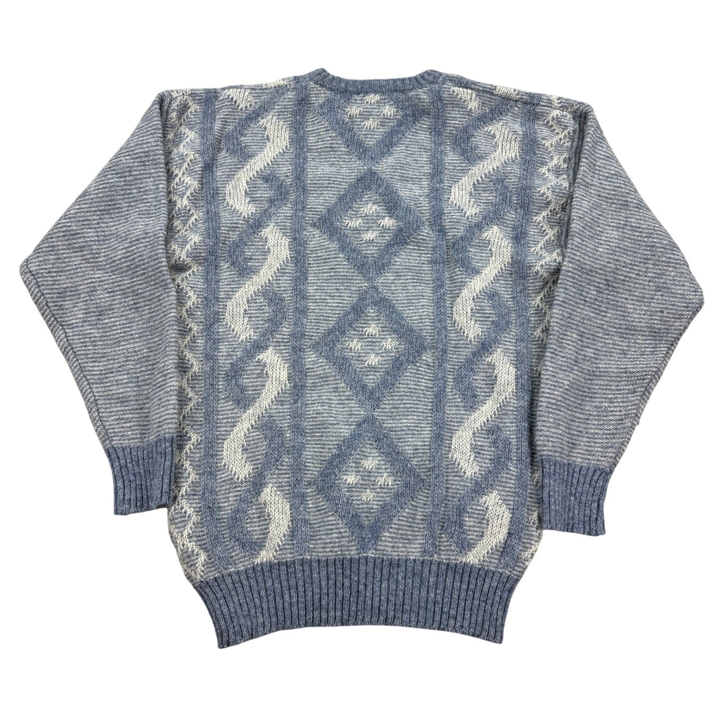 Blarney Woollen Mills Cable Knit Sweater mens Size 42 Pullover Made in Ireland