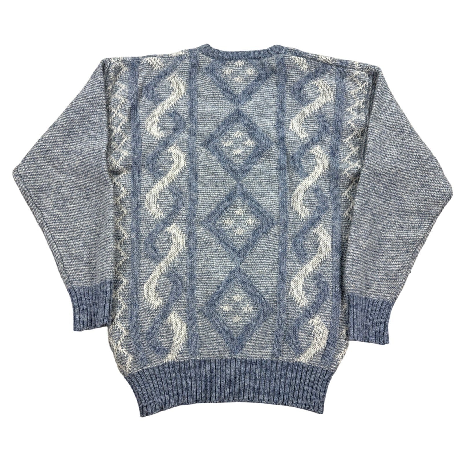 Blarney Woollen Mills Cable Knit Sweater mens Size 42 Pullover Made in Ireland