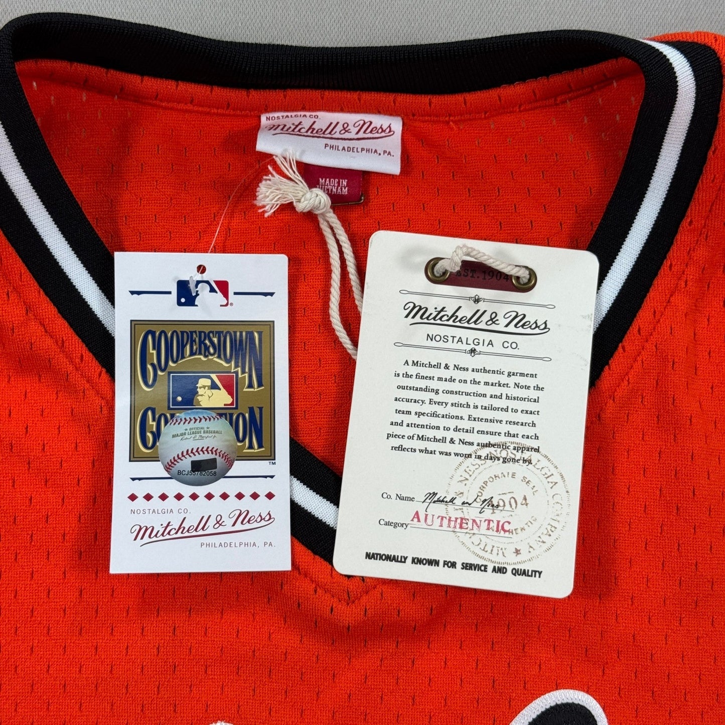 Cal Ripken Jr. Orange Baltimore Orioles Cooperstown Authentic Jersey mens 3XL