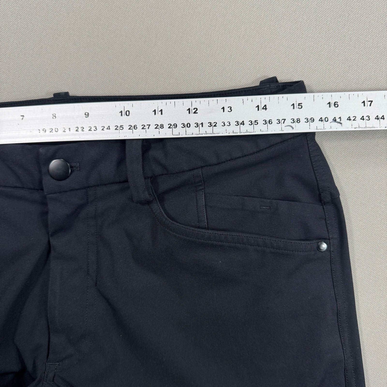 Lululemon Commission Dress Pants Men's 30x30 Black Slim Fit Stretch Warpstreme