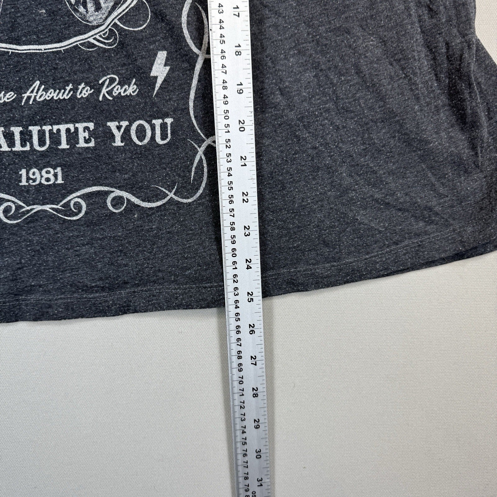 ACDC USA Tour Sleeveless Shirt Womens 3XL Gray NTD Clothing