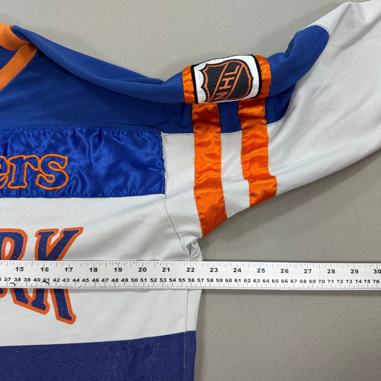 RARE VTG 90s NHL New York Islanders Starter Hockey Jersey AOP SIZE Large