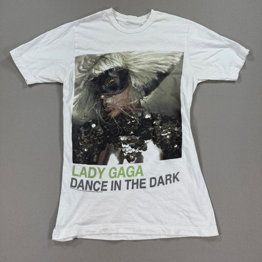 Vintage Lady Gaga Dance In The Dark 2009 White Shirt Small Monster Ball Tour