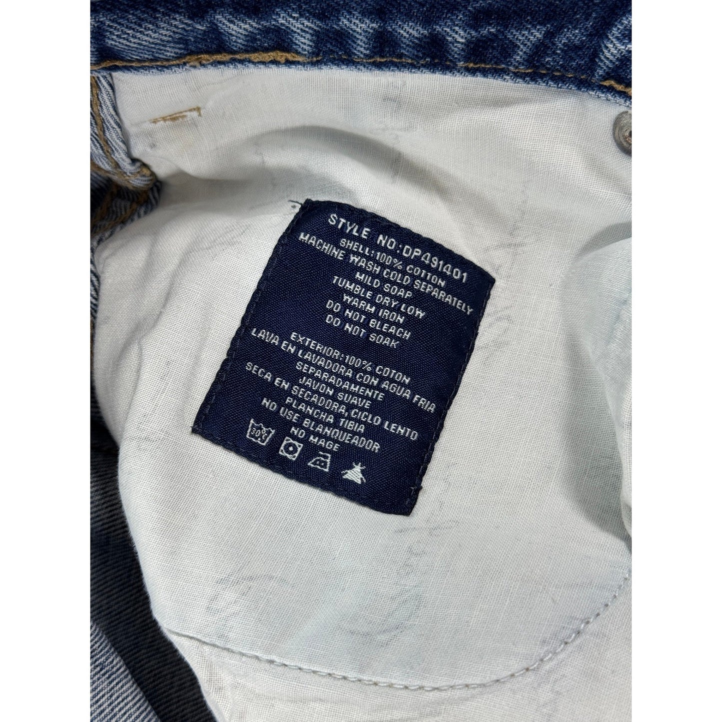 2 Pairs Vintage PHAT FARM Carpenter Jeans mens 34x33/34x34 Light Wash Denim Y2K