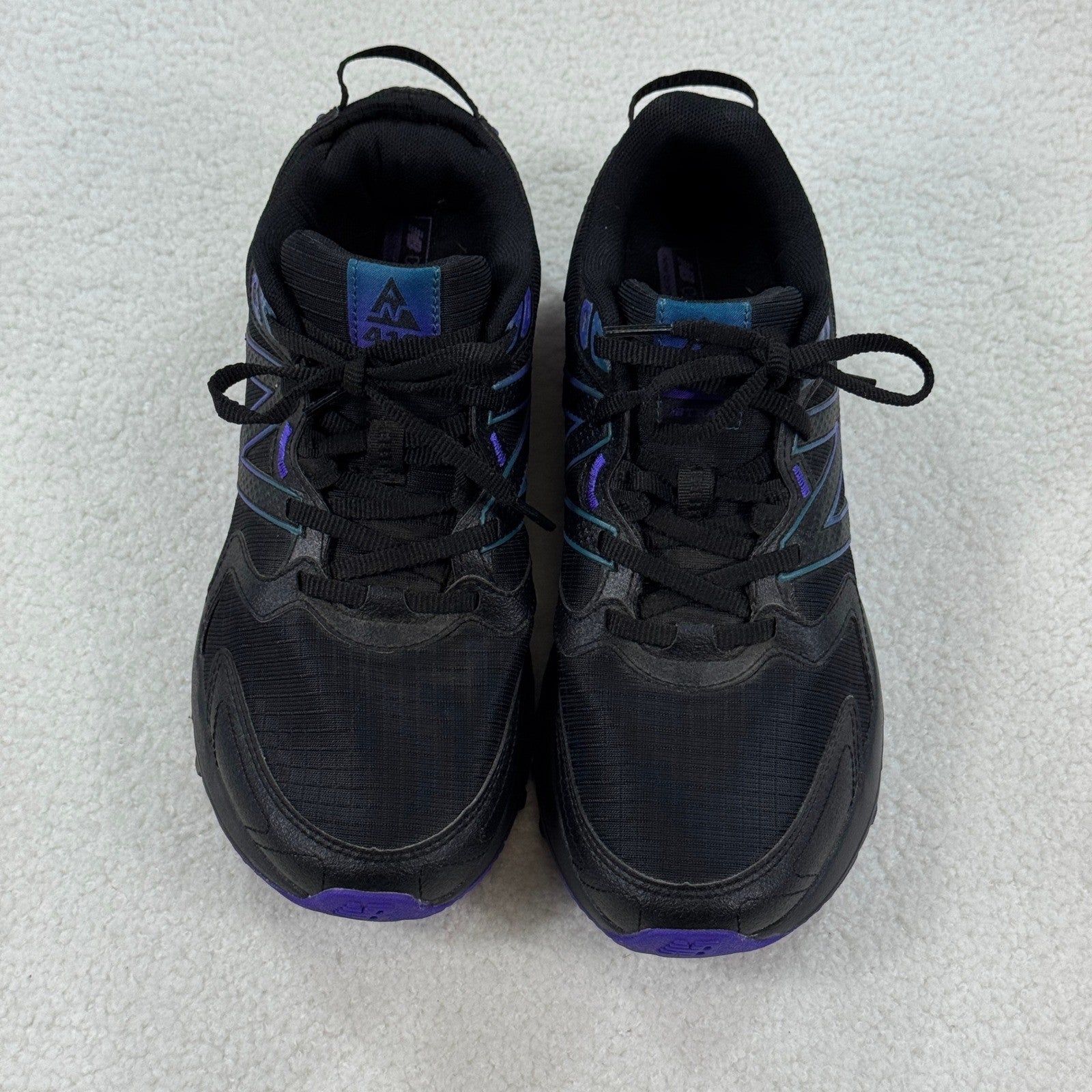 New Balance Running Shoes WT410MB7 Black Purple Womens Size 9 Athletic Sneakers