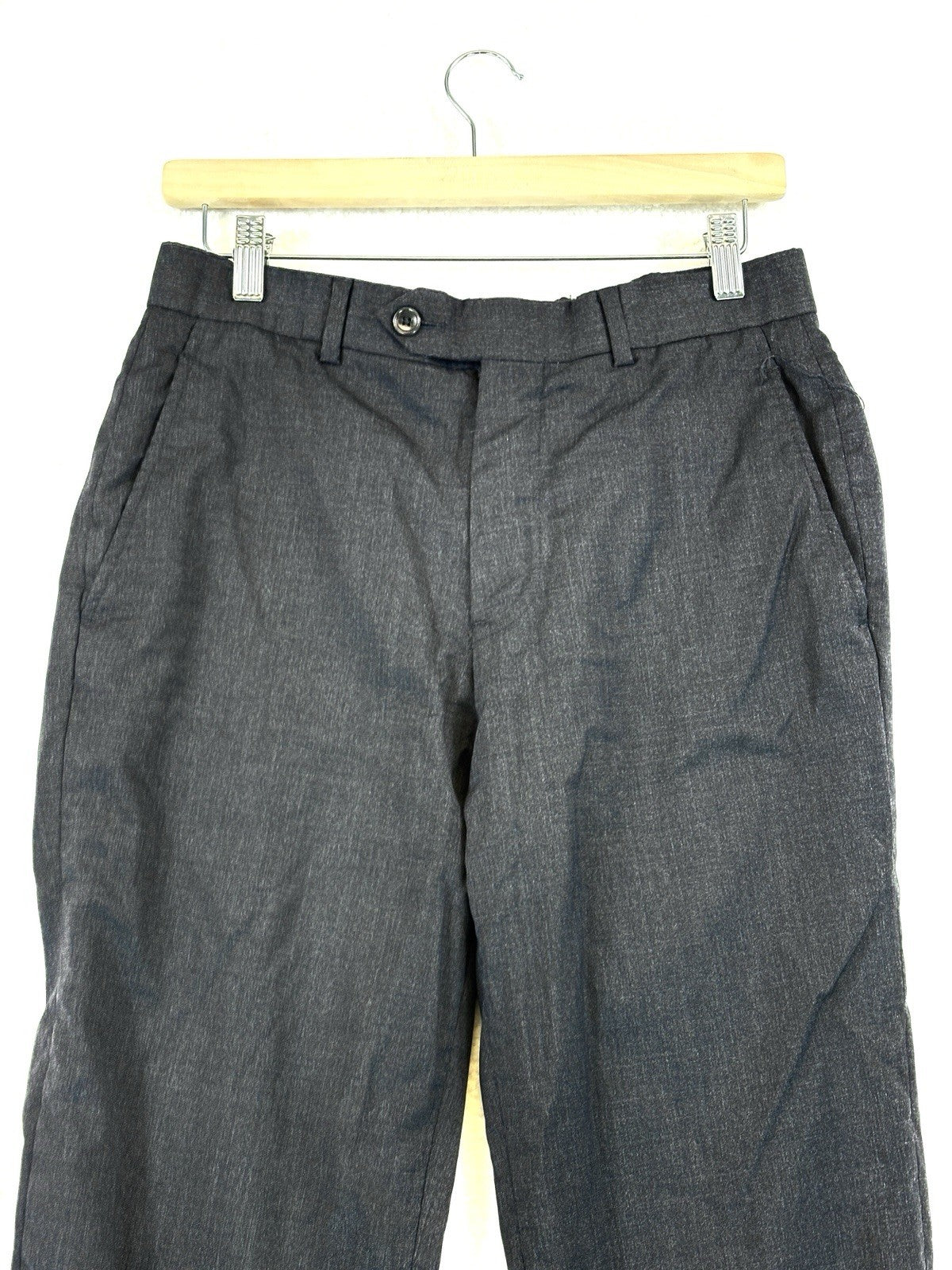 Brooks Brothers Pants Mens Size 38x32 Dark Gray 1818 Fitzgerald 100% Wool