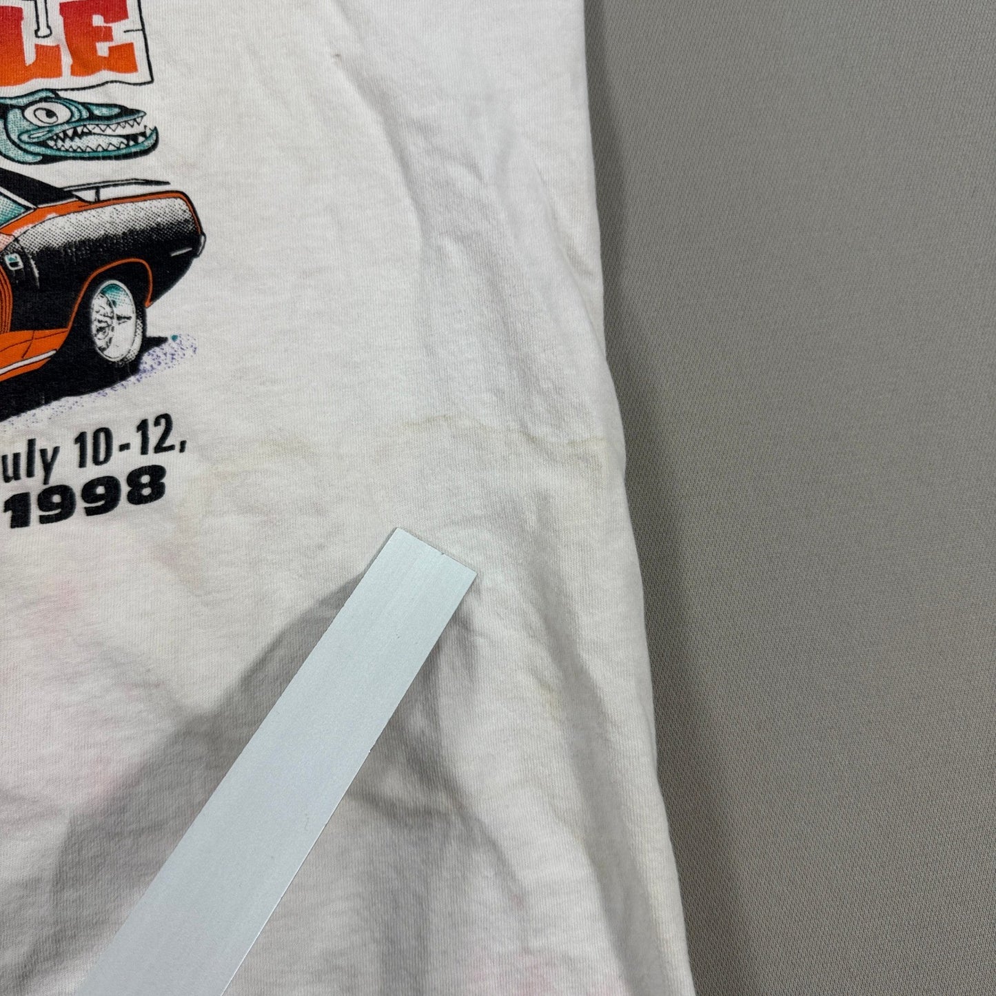 Vintage 90s Chryslers T-Shirt Carlisle PA Fairgrounds mens XL White Made In USA