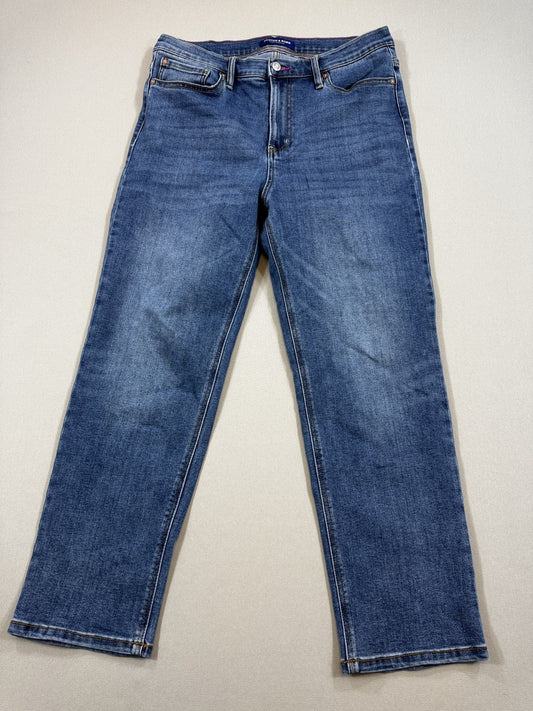 Scotch & Soda Amsterdam Jeans Womens Size 12 Blue Denim Loose Fit Tapered Baggy