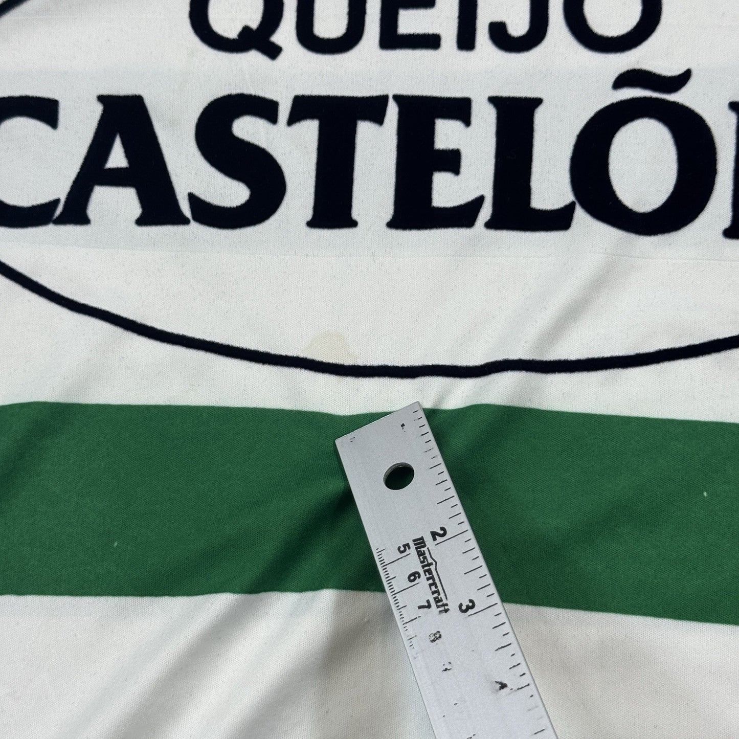 Agil Sports Jersey 90's Sporting Lisbon Home Football Mens Sz 12 Striped