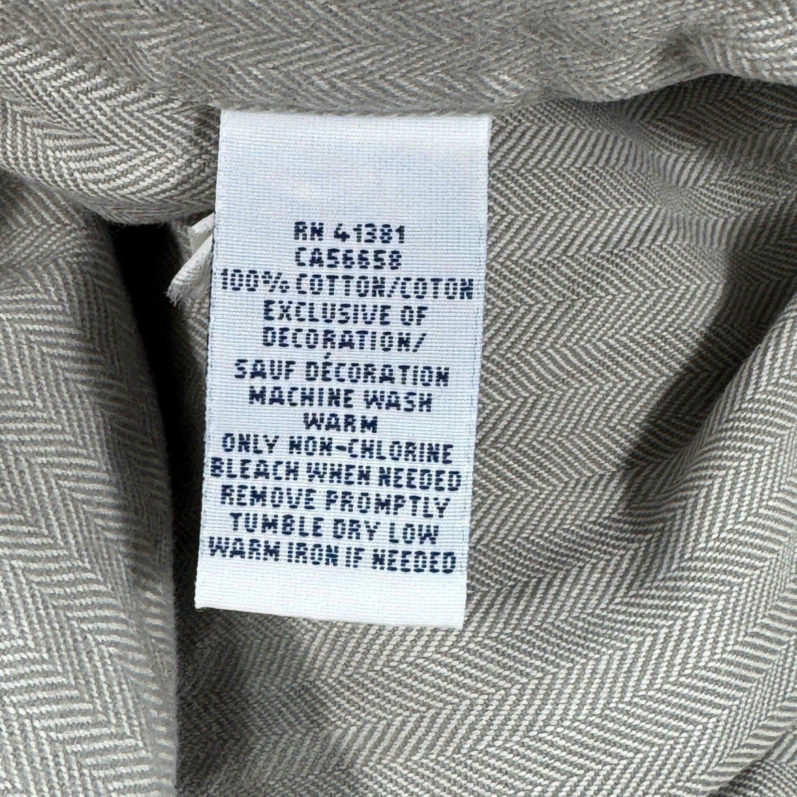 Polo Ralph Lauren Shirt mens Large Slim Fit Herringbone Long Sleeve Button Up