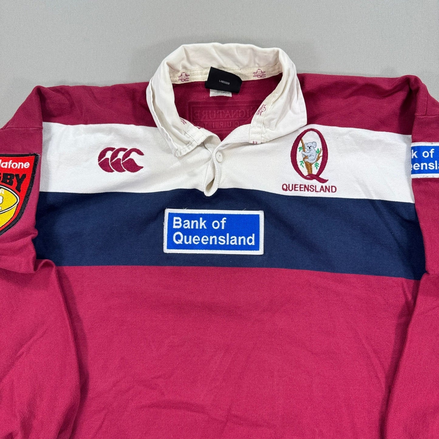 Vintage Queensland Reds Rugby Jersey 2001 Canterbury mens XL Made In Australia