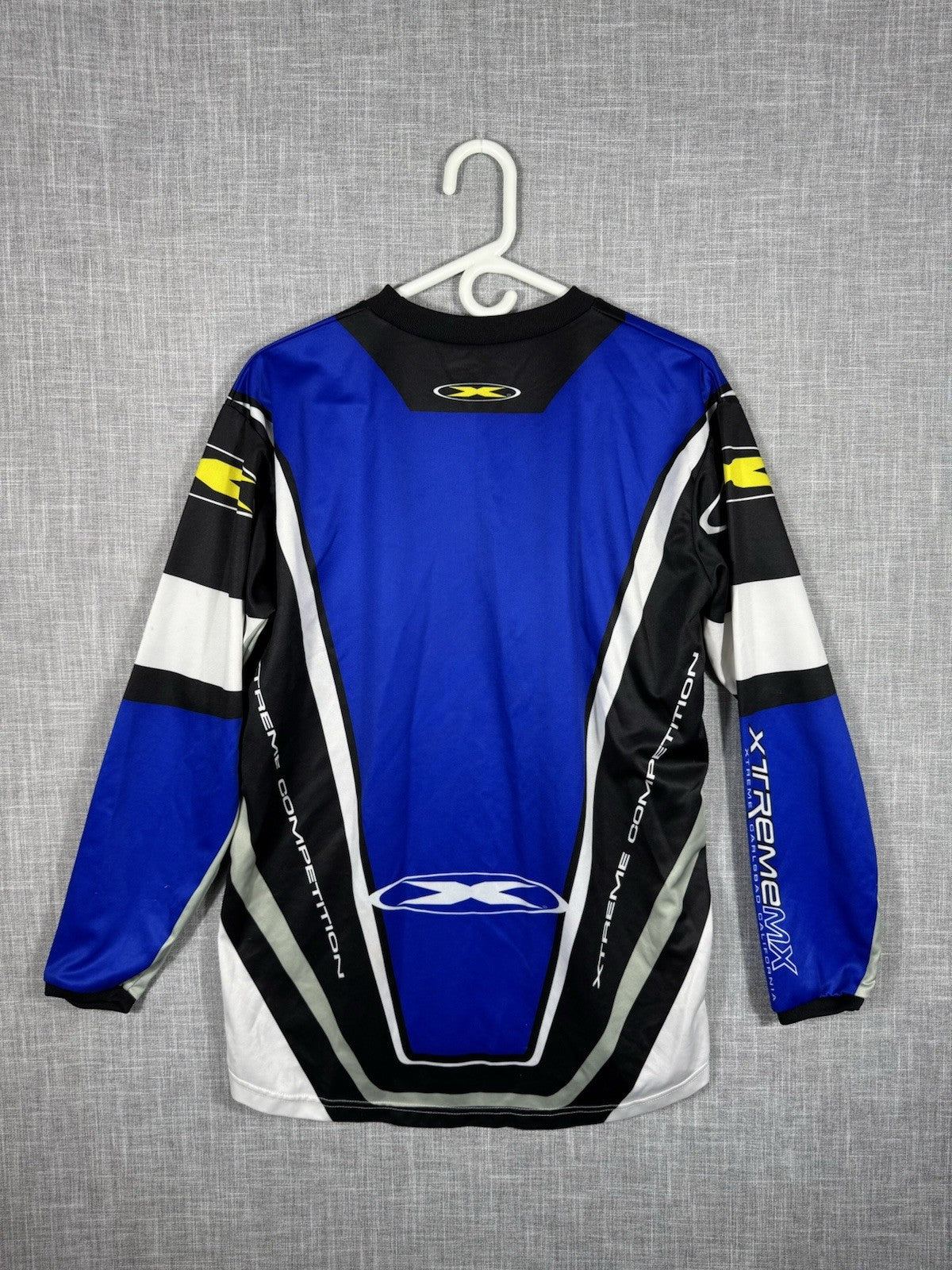 Vintage Motocross Xtreme Compettition Blue Long Sleeve T-Shirt Small