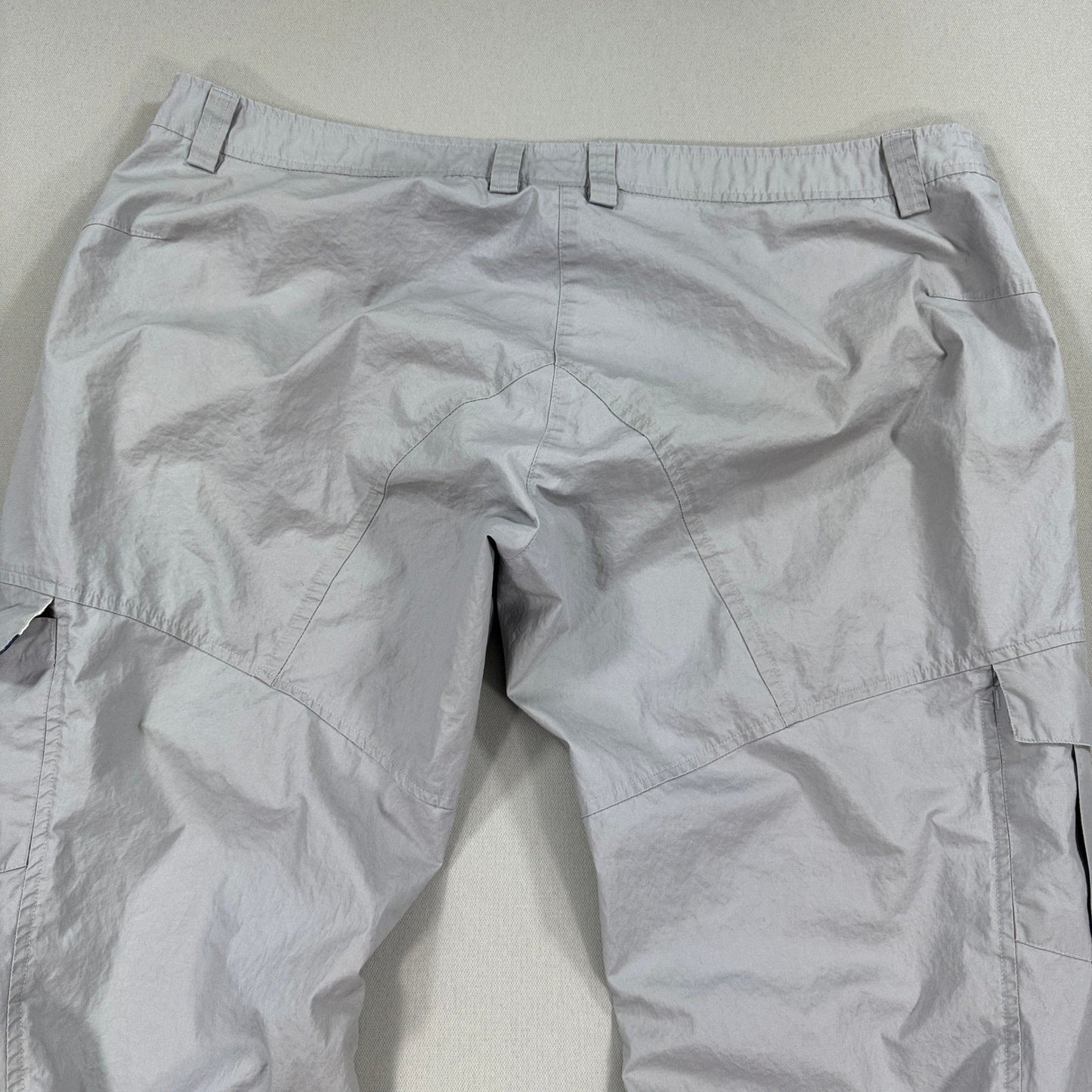 Vintage Adidas High Ribbed Cuffs Pants mens XL Cargo Pockets Y2K