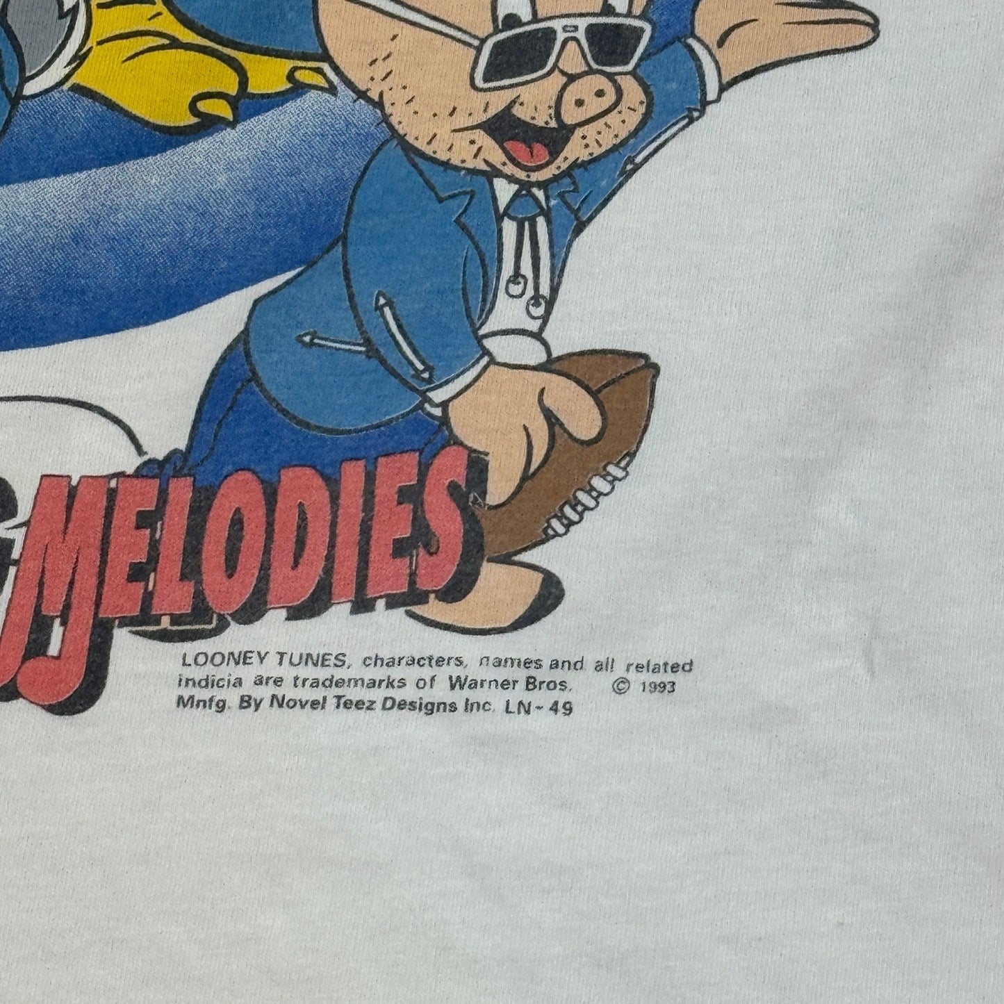 VTG 90s Looney Tunes Country Tunes Torch & Twang Melodies Shirt Single Stitch XL