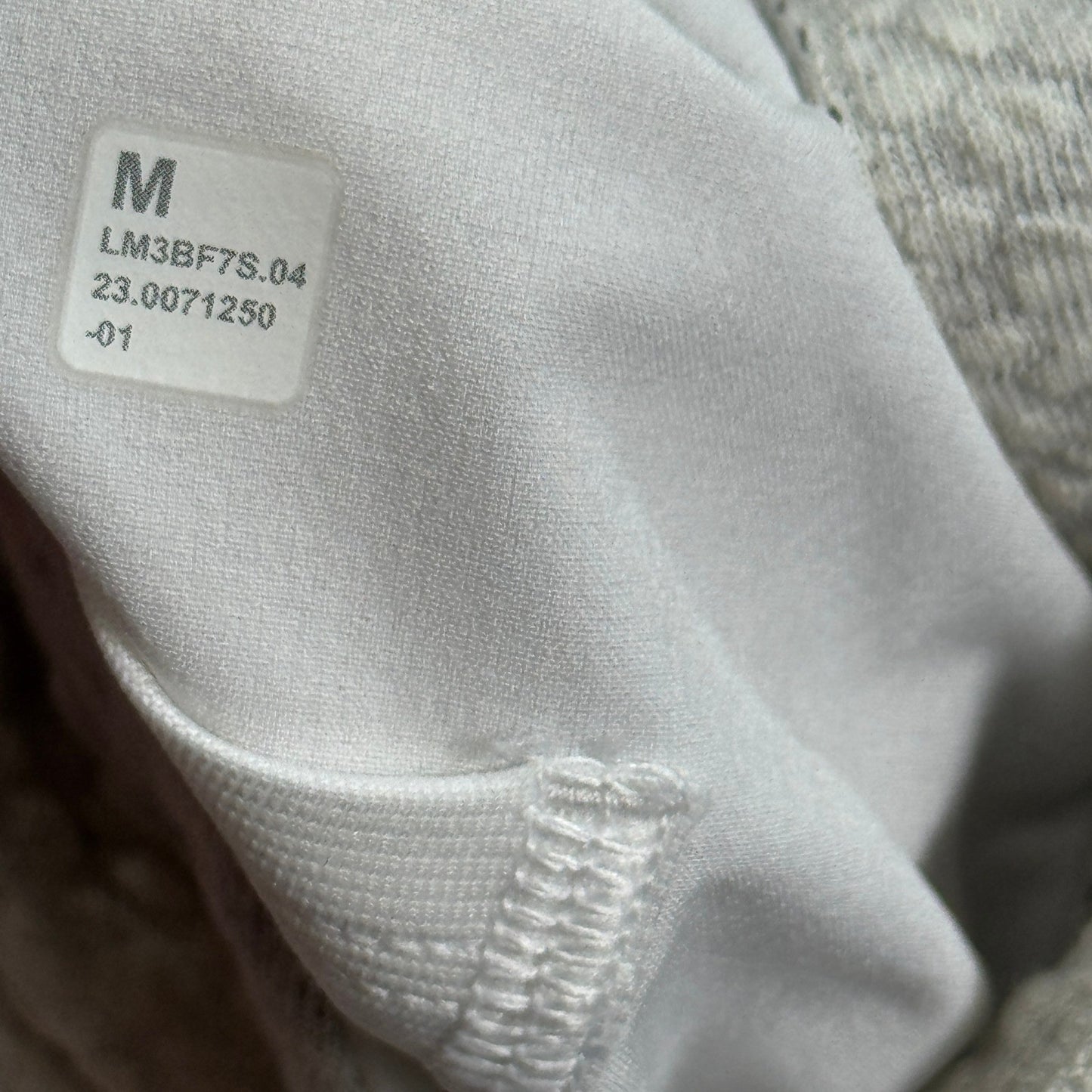 Lululemon At Ease Hoodie mens Medium Heather Light Gray Textured Knit Pullover