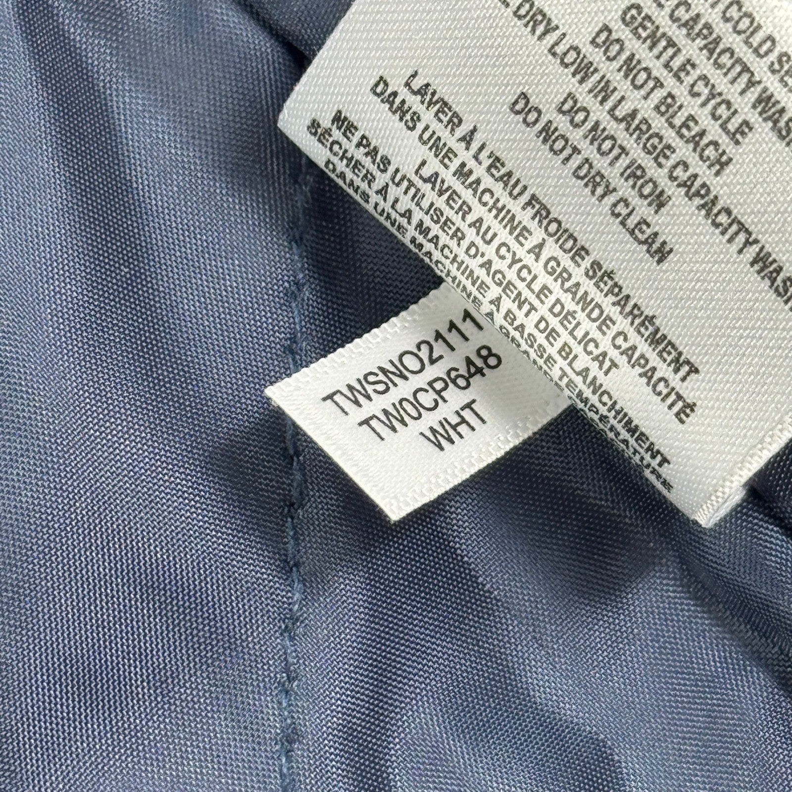 Tommy Hilfiger Windbreaker Coat White Quilted Lined Hooded Womens XL