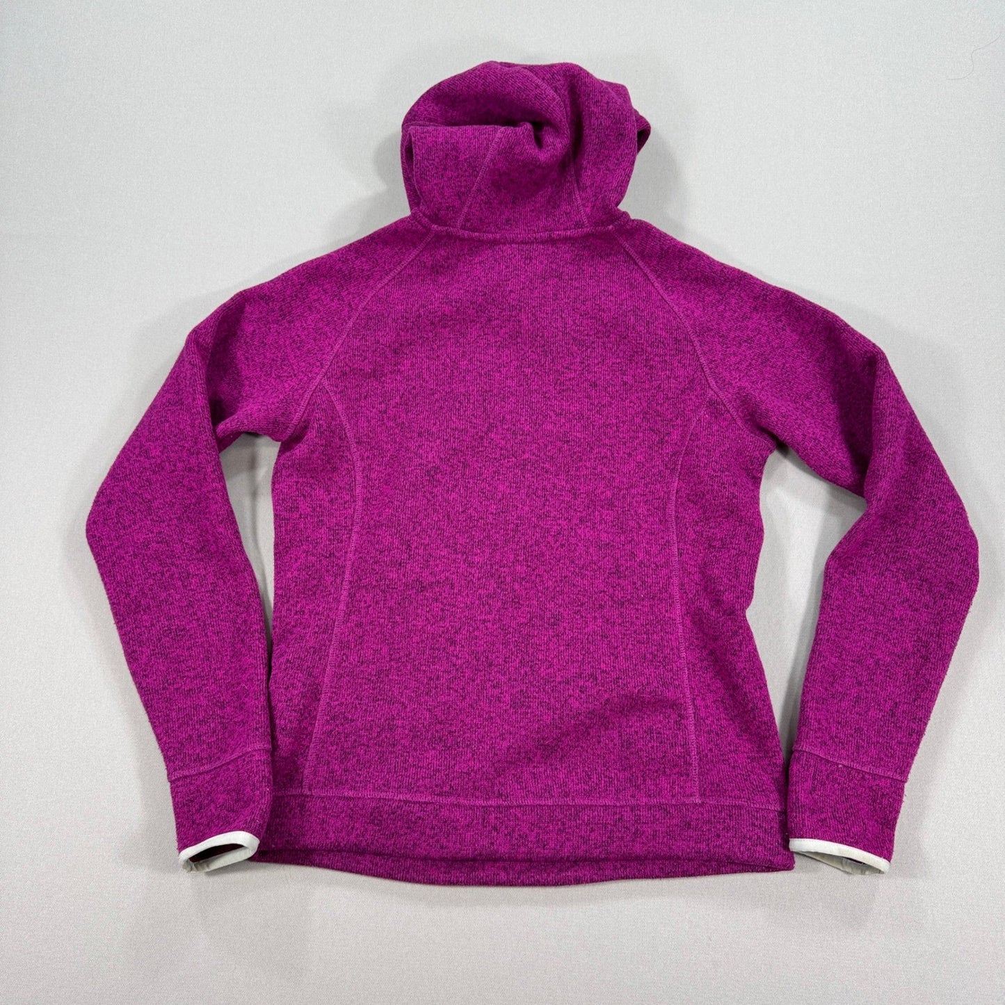 The North Face Pullover Hoodie Half Zip Womens Medium Purple Zipped Pockets