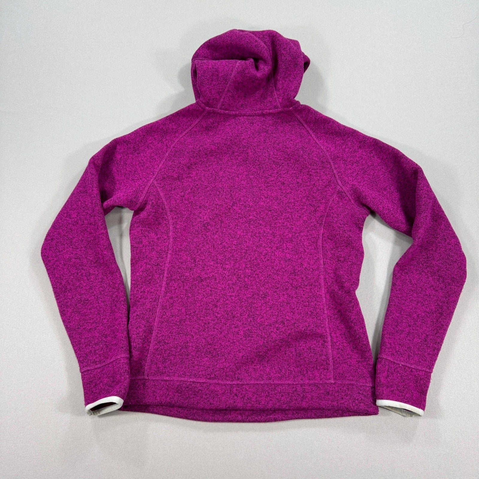 The North Face Pullover Hoodie Half Zip Womens Medium Purple Zipped Pockets