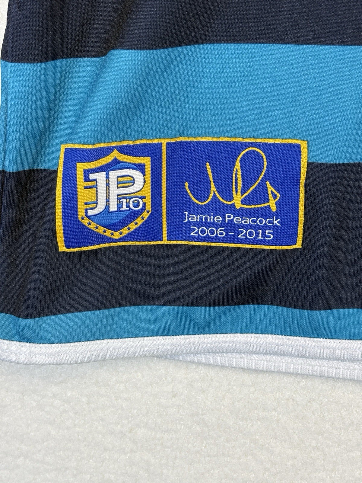 Leeds Rhinos Rugby Super League Away Shirt 2015 Mens Medium