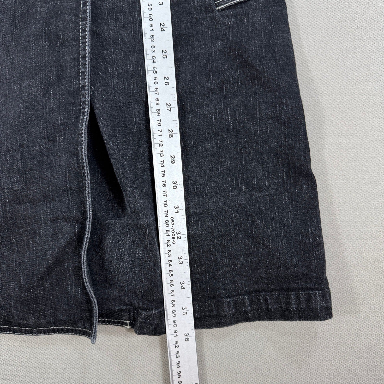 Lauren Jeans Co. Ralph Lauren Jean Trench Coat Womens Large Dark Wash Denim