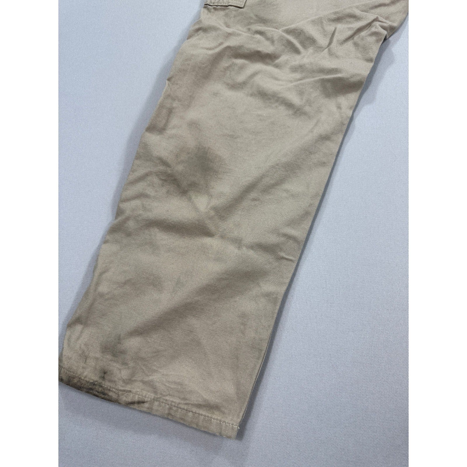 Carhartt Carpenter Pants Tan Workwear Utility Jeans mens 32x30 Beige Loose Fit