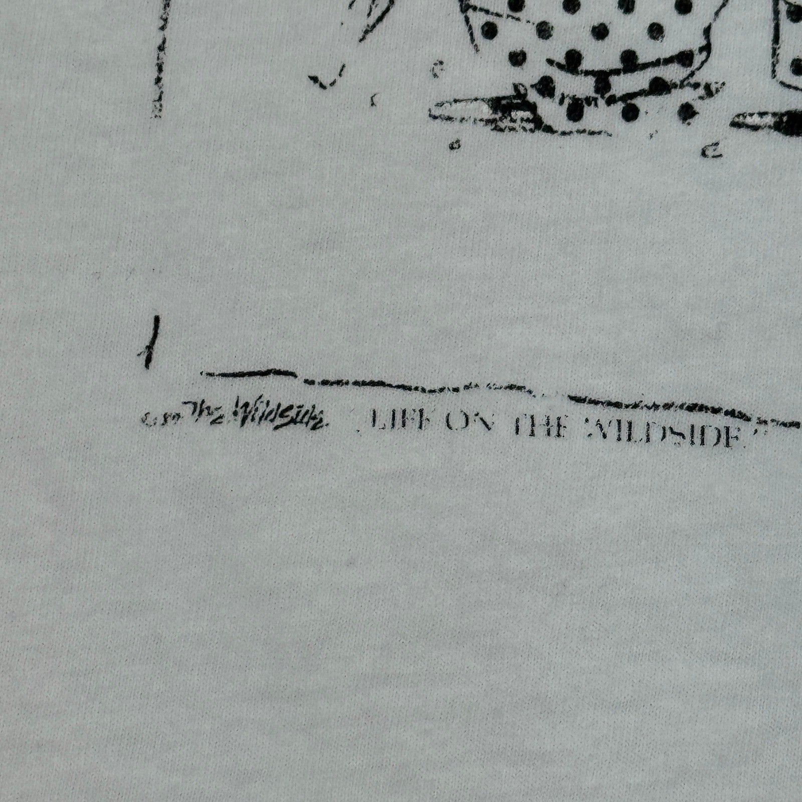 Vintage 90's Life On The Wildside T-Shirt mens Large Single Stitch USA Made