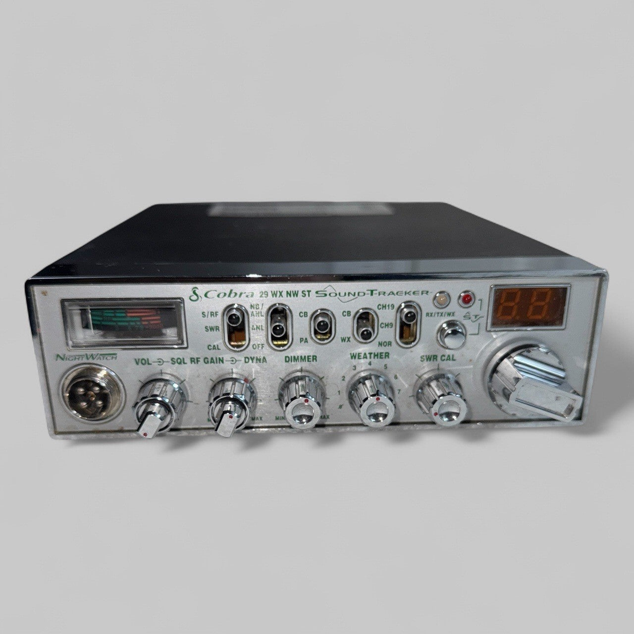 Cobra 29 WX NW ST SoundTracker CB Radio Weather Band Microphone Power Cord