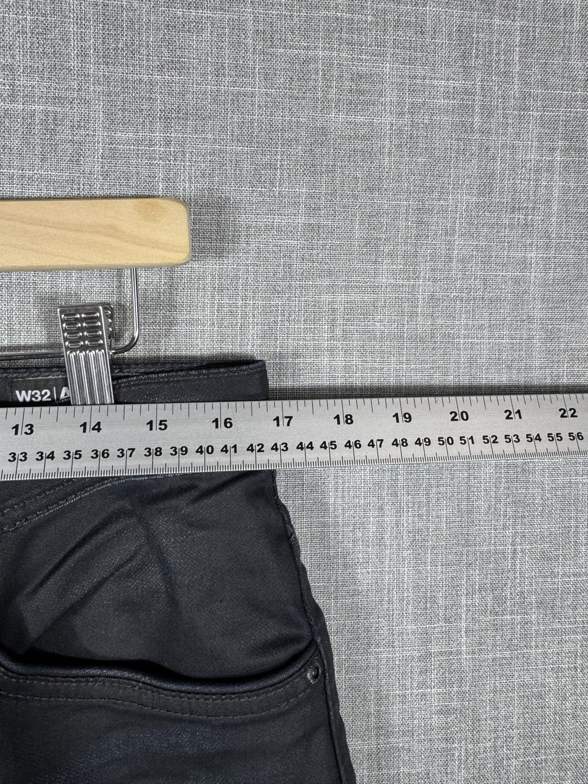 Buffalo David Bitton Ash X Skinny Stretch Black Jeans Dark Wash Mens 32x32