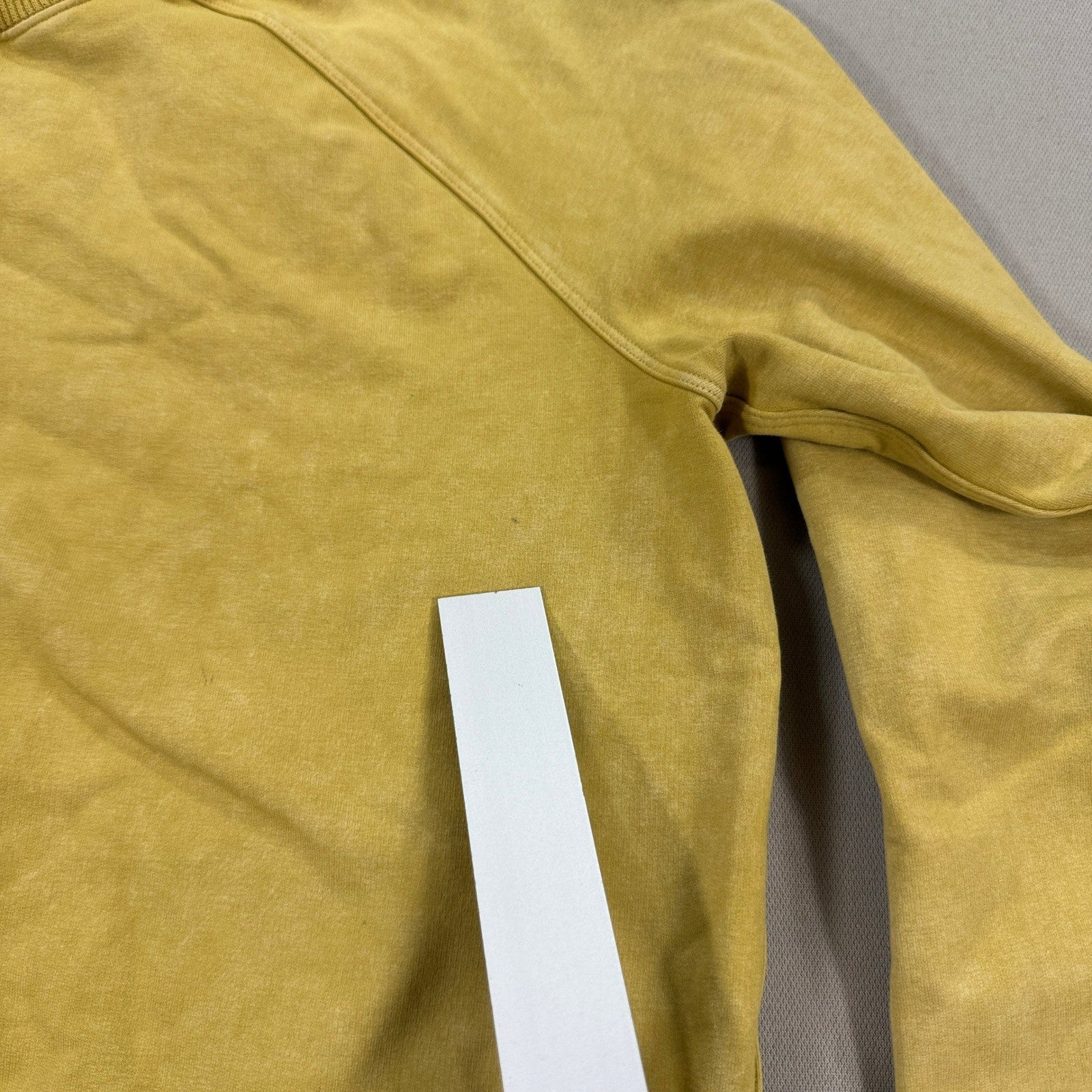 Lululemon Ready To Roll Sweatshirt Womens Medium Yellow Crop Boxy Crew Pullover