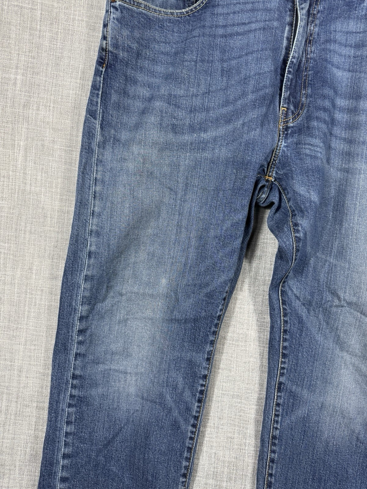 Levi Strauss 505 Straight Leg Loose Blue Jeans Mens 38x30