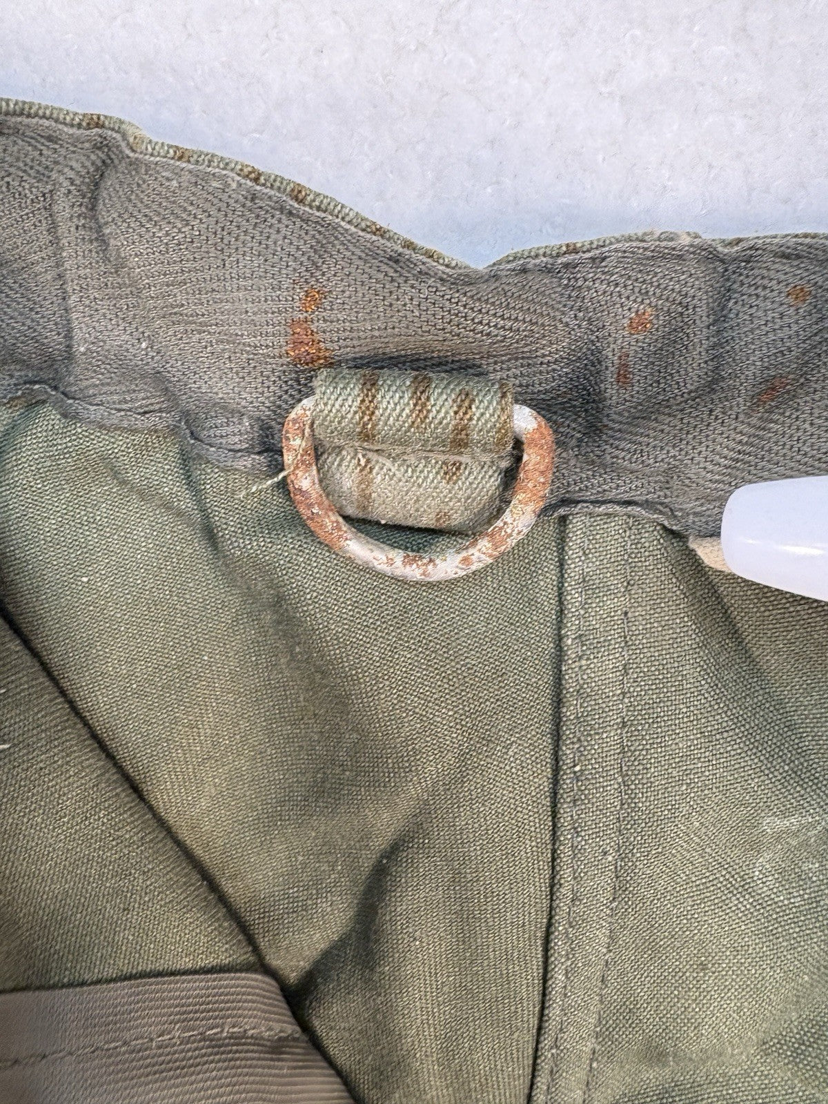 DDR Strichtarn Camo East German Raindrop Army Field Pants  Size L Short Seam