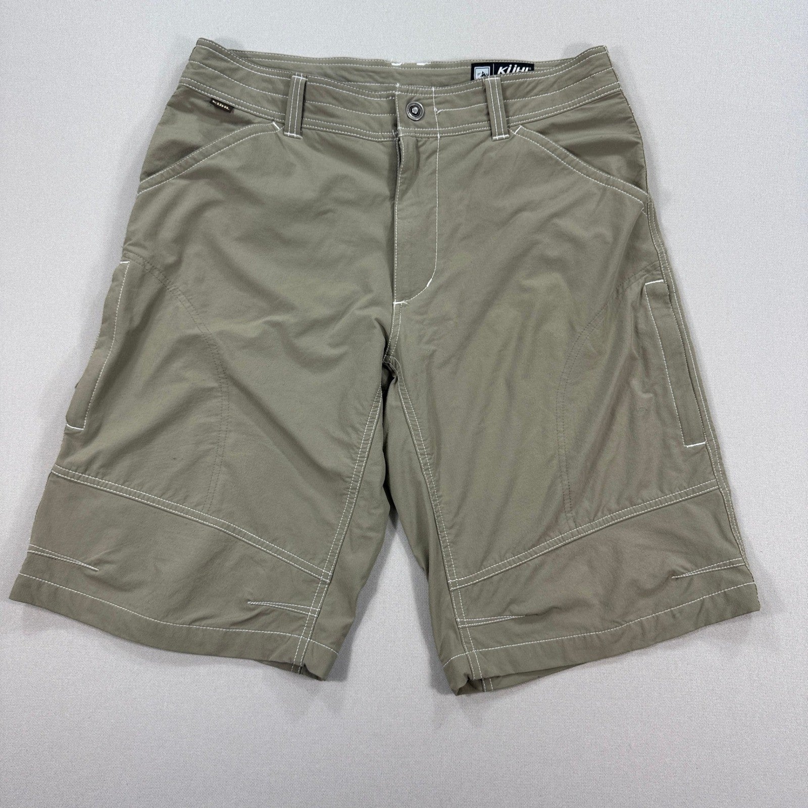Kuhl Renegade Shorts mens Size 34 Brown Stretch Performance Hiking