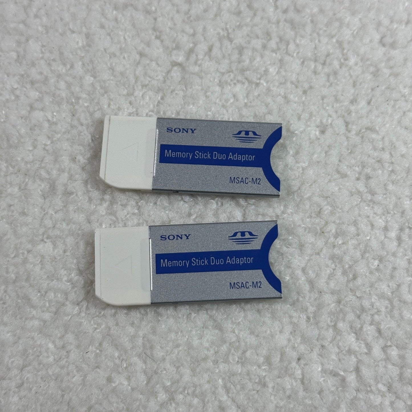 2x Genuine Sony Memory Stick Duo Adapter MSAC M2 for PSP Memory Card Reader