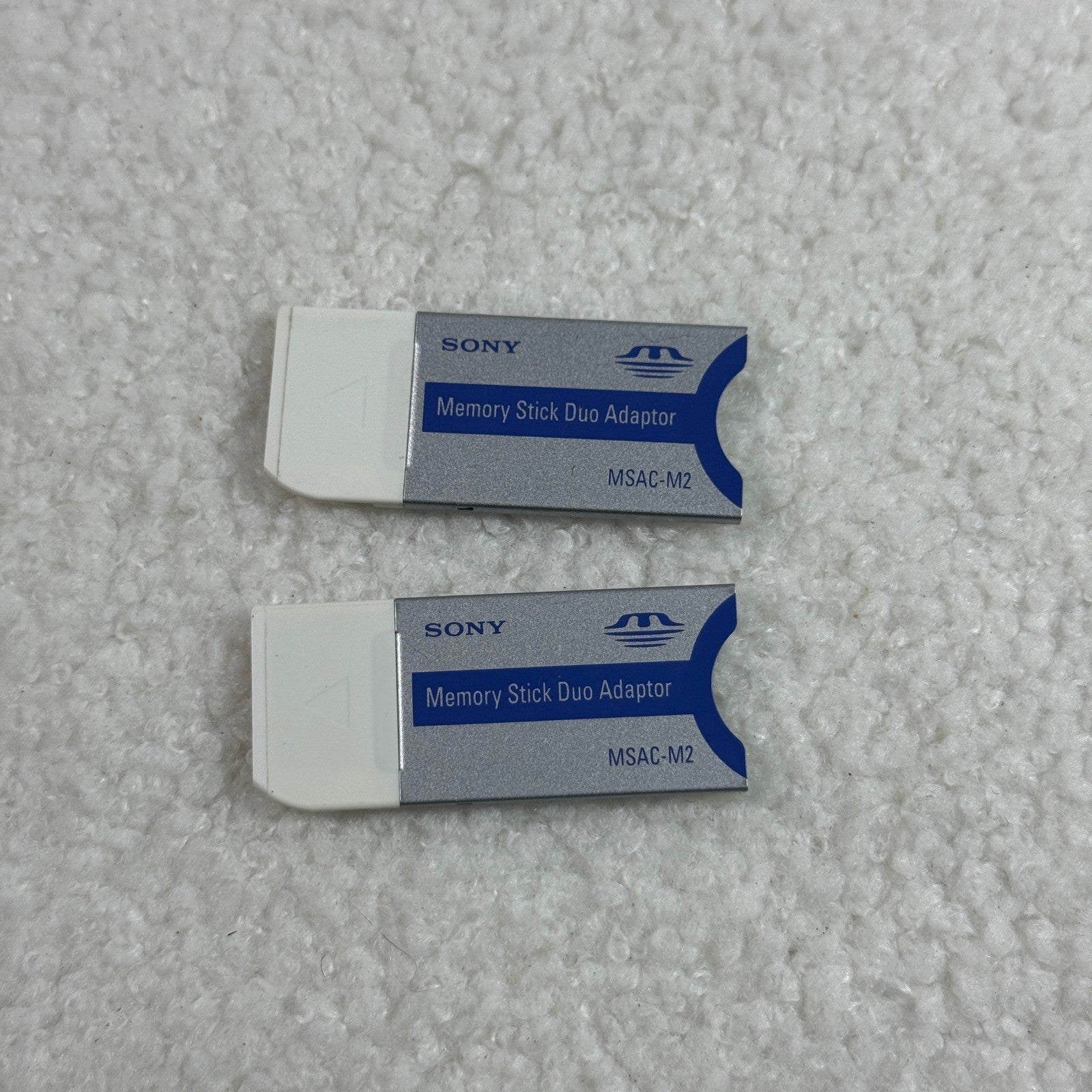 2x Genuine Sony Memory Stick Duo Adapter MSAC M2 for PSP Memory Card Reader