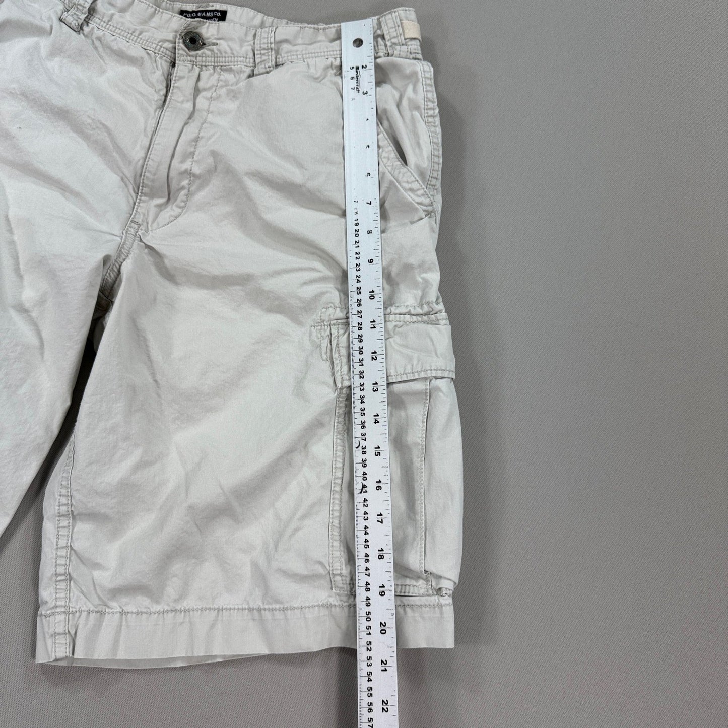 VTG Polo Jeans Co Ralph Lauren Military Surplus Cargo Shorts mens Size 34 Khaki