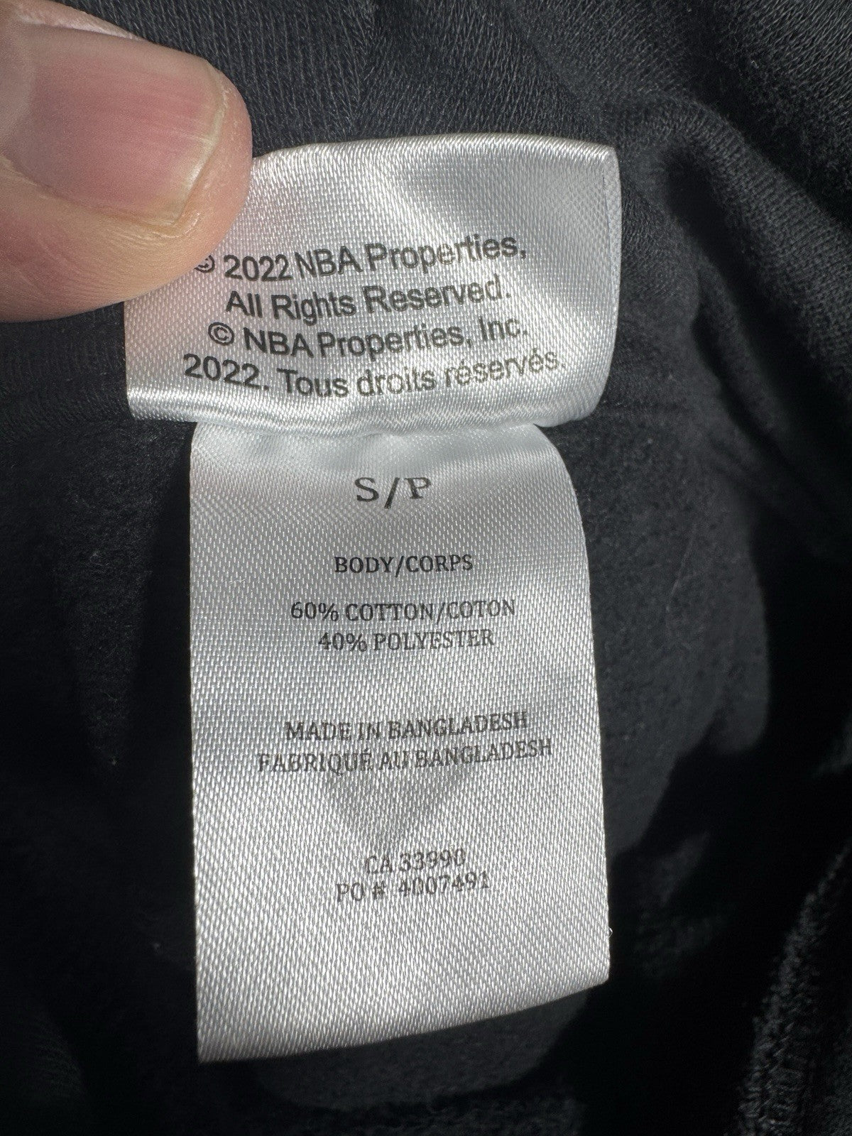 NBA Lakers Y2K Crop Top Hoodie Womens Small Black