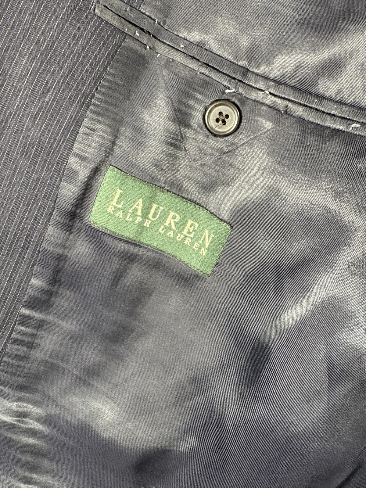 Ralph Lauren Suit Jacket Mens 46 Gray Luxury Formal Blazer Moores