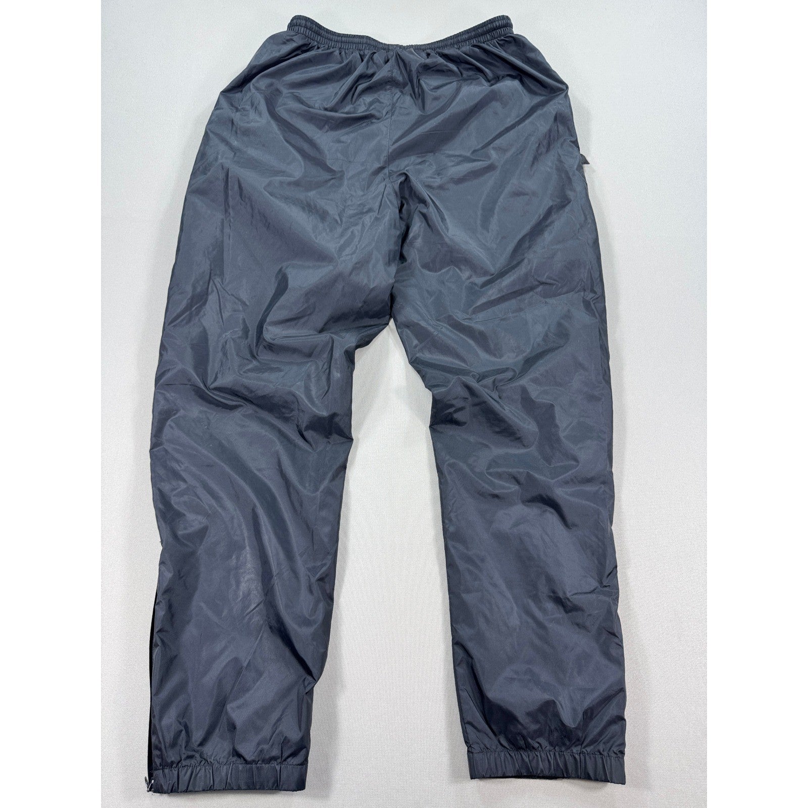 Vintage Adidas Track Pants Men's XL Black Zipped Ankle Windbreaker Y2K 2001