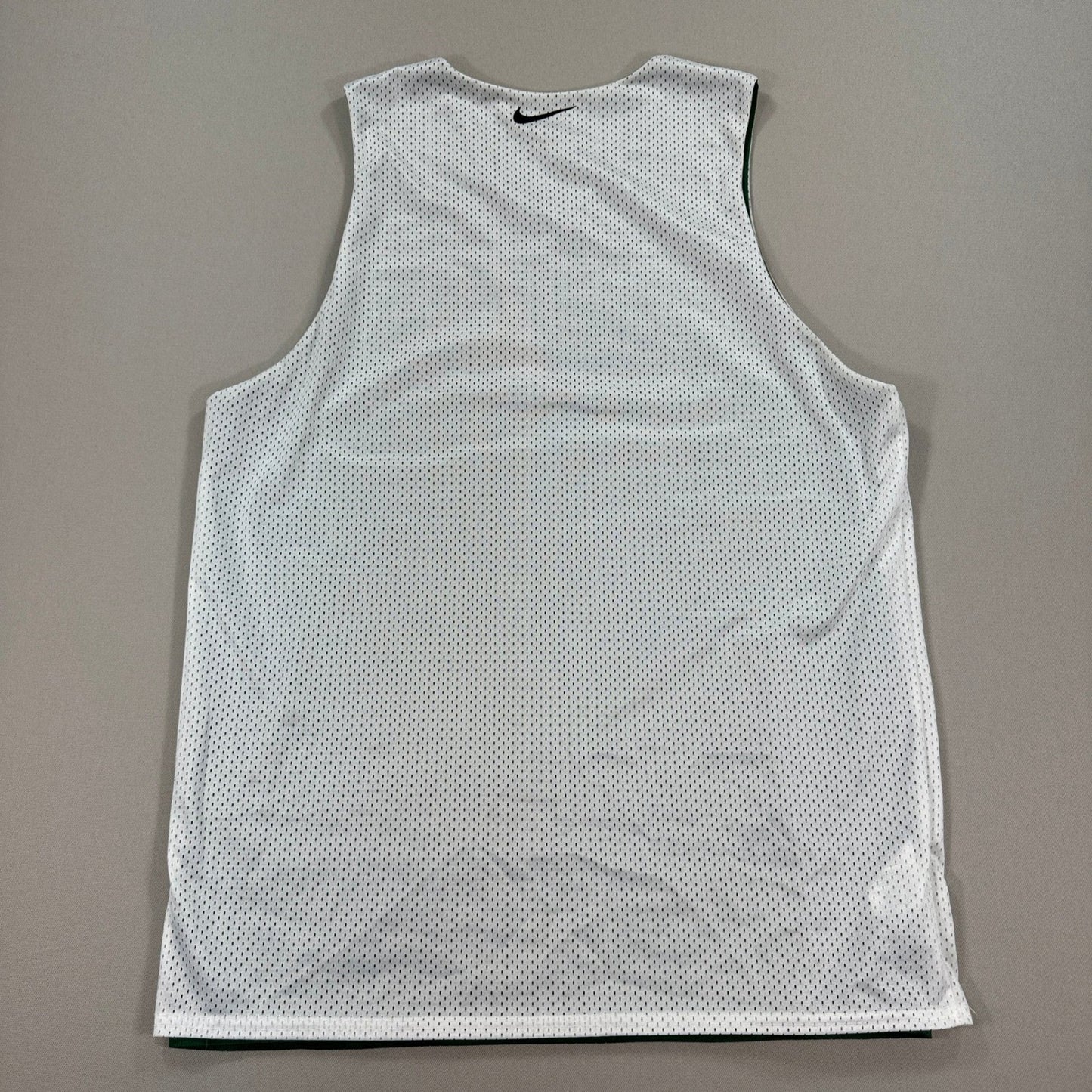 Nike Stock Reversible Basketball Jersey mens Medium Green White Practice Blank
